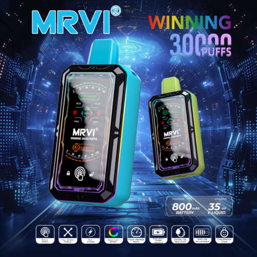 MRVI WINNING 30000 Puffs With Touch Switch——10PCS/BOX (EU warehouse)