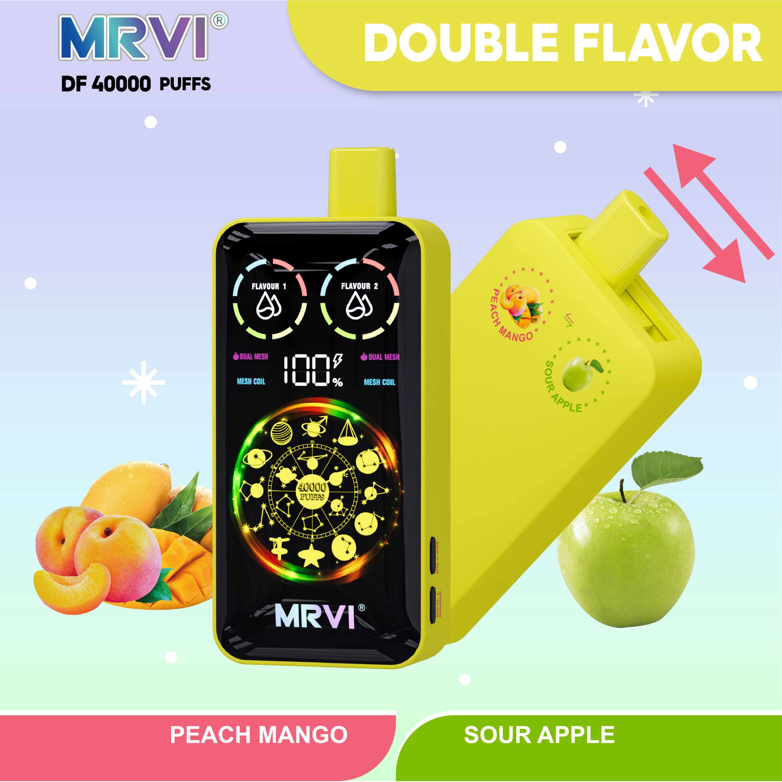 MRVI DF 40000 PUFFS With Double Flavors——10PCS/BOX - Image 4