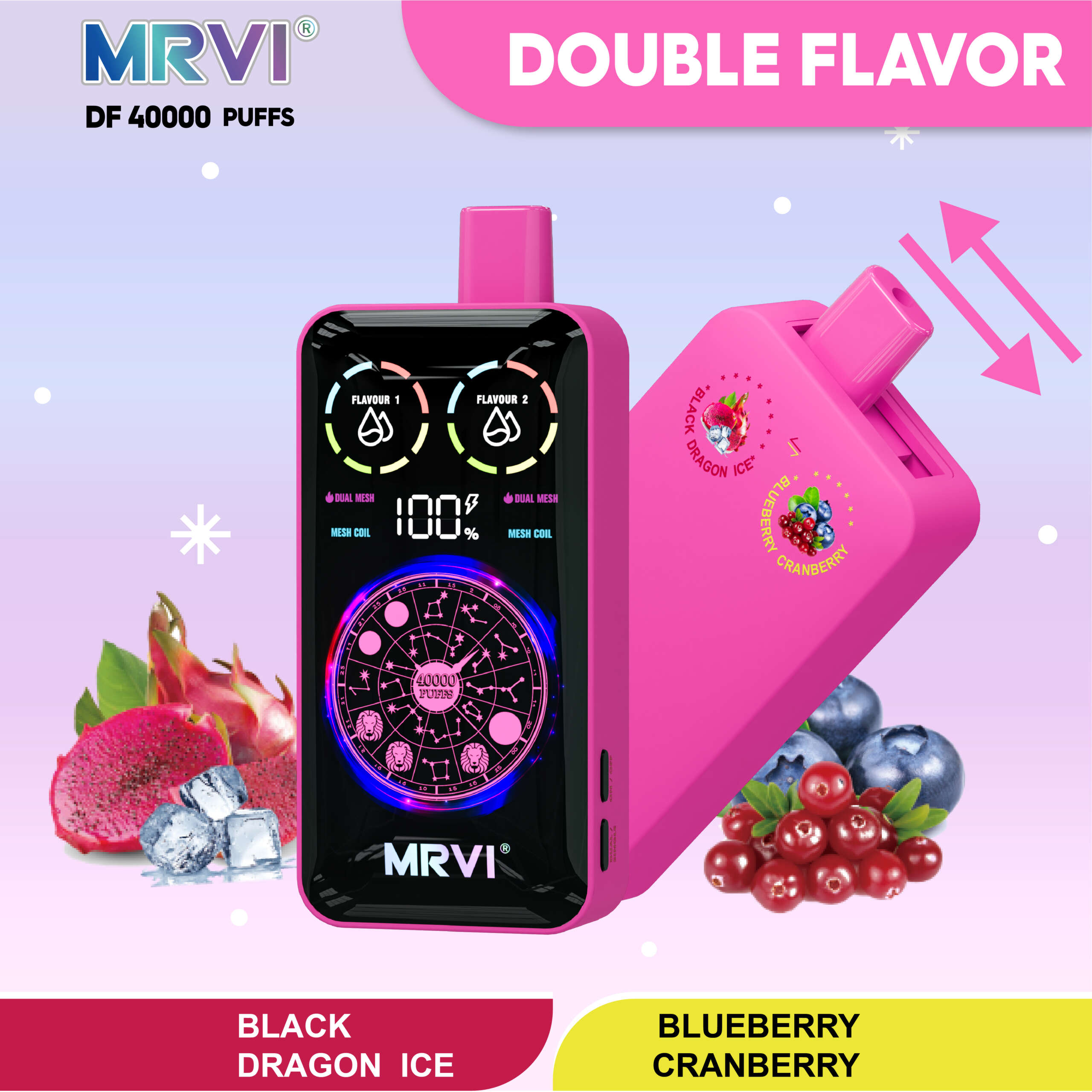 MRVI DF 40000 PUFFS With Double Flavors——10PCS/BOX - Image 5