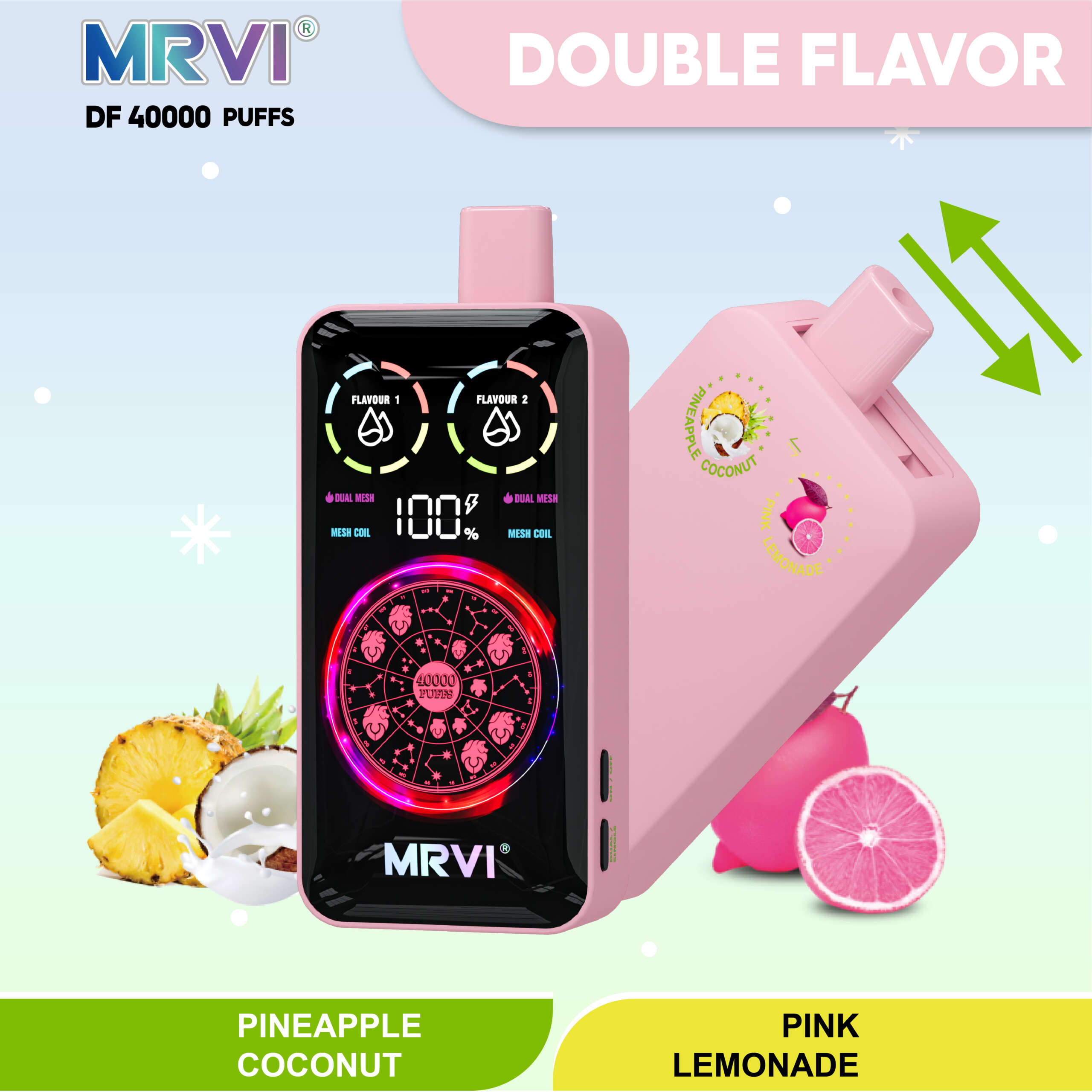 MRVI DF 40000 PUFFS With Double Flavors——10PCS/BOX - Image 7