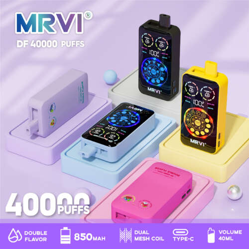 MRVI DF 40000 PUFFS With Double Flavors——10PCS/BOX